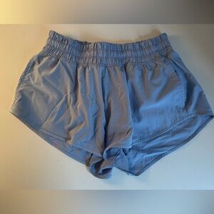 Aerie Light Blue Elastic Waist Athletic Shorts